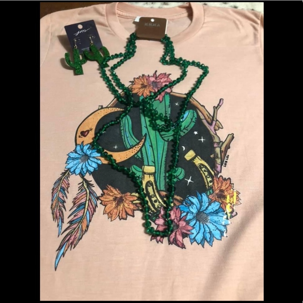 L&B Life Cactus TShirt